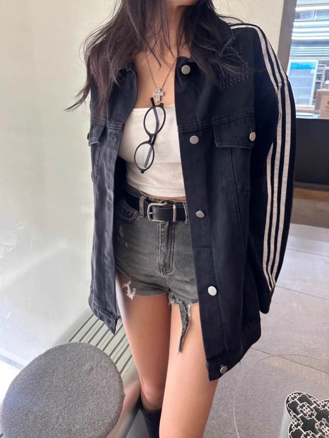 Track Denim Jacket