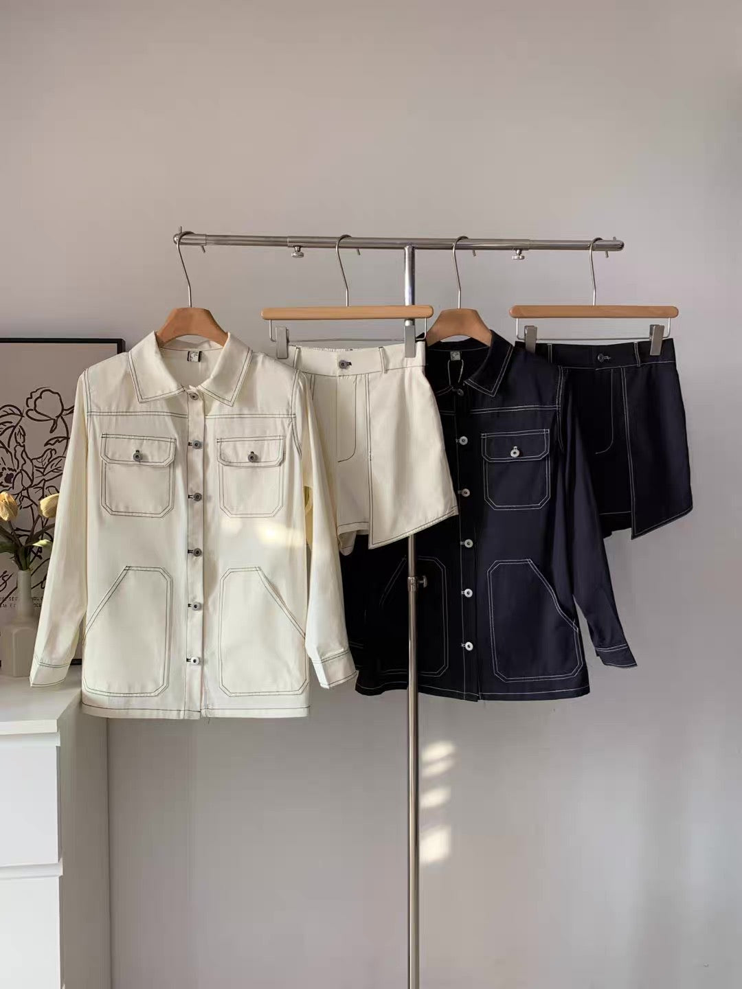 Stichy Jeans set (Jacket and short)