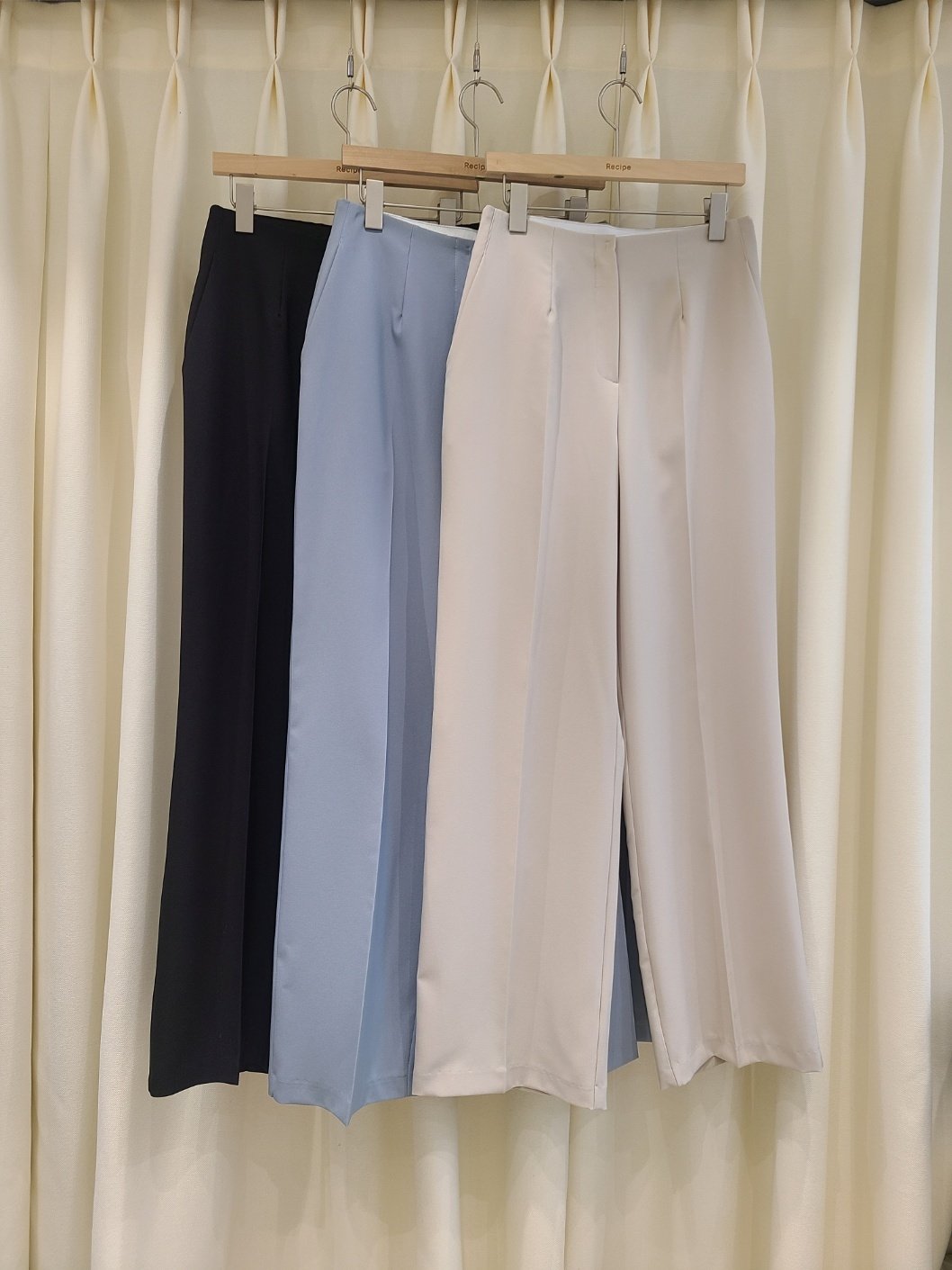 Slim-Fit Tapered Slacks - KPOSH