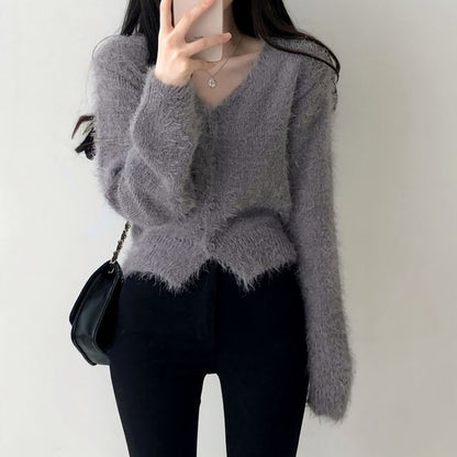 Breezy Chic Knit Cropped Cardigan - KPOSH