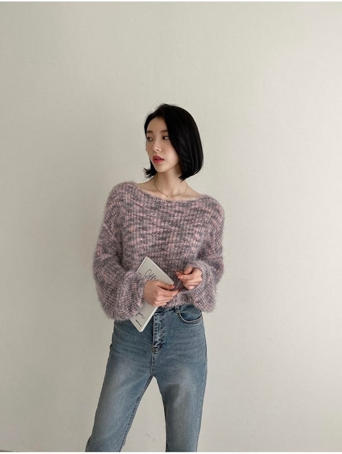 Color Fusion Knit Sweater - KPOSH