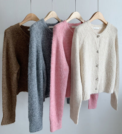 Alpaca Soft Knit Cardigan - KPOSH