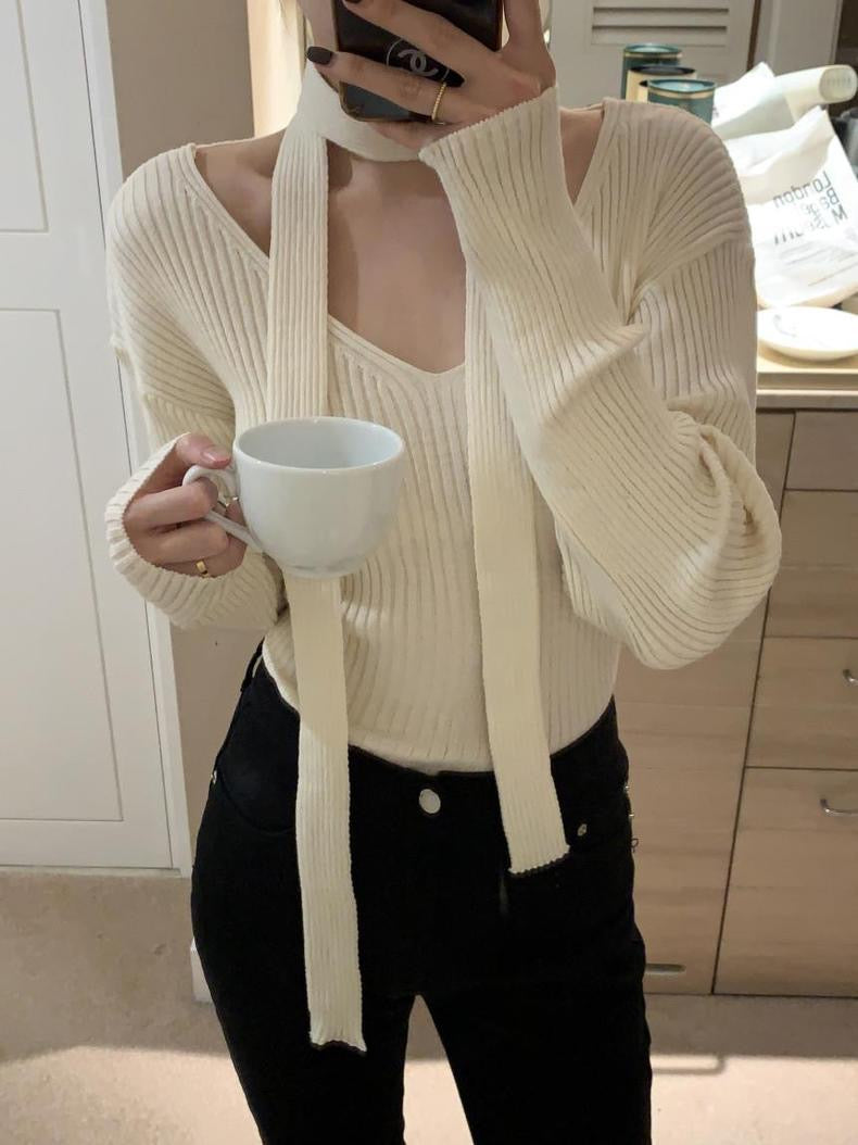 Graceful Elegance Knit Top