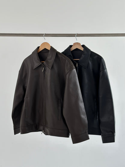 Basic Leather Jacket