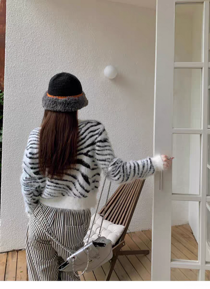 Zebra Charm Cardigan